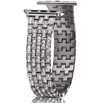 

For Apple Watch Strap for APPLE Watch Metal Watch Strap for IWatch Stainless Steel with Diamond Alloy Watch Strap