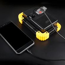 20 Вт COB Автомобильный ремонтный походный светодиодный светильник для рыбалки аварийный Открытый регулируемый водонепроницаемый безопасный портативный точечный светильник