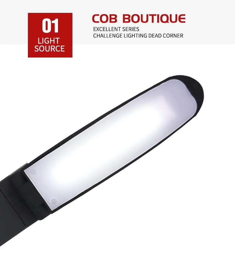 USB зарядка Многофункциональный портативный аварийный светильник COB автомобильный рабочий светильник Многофункциональный светодиодный складной магнитный рабочий светильник