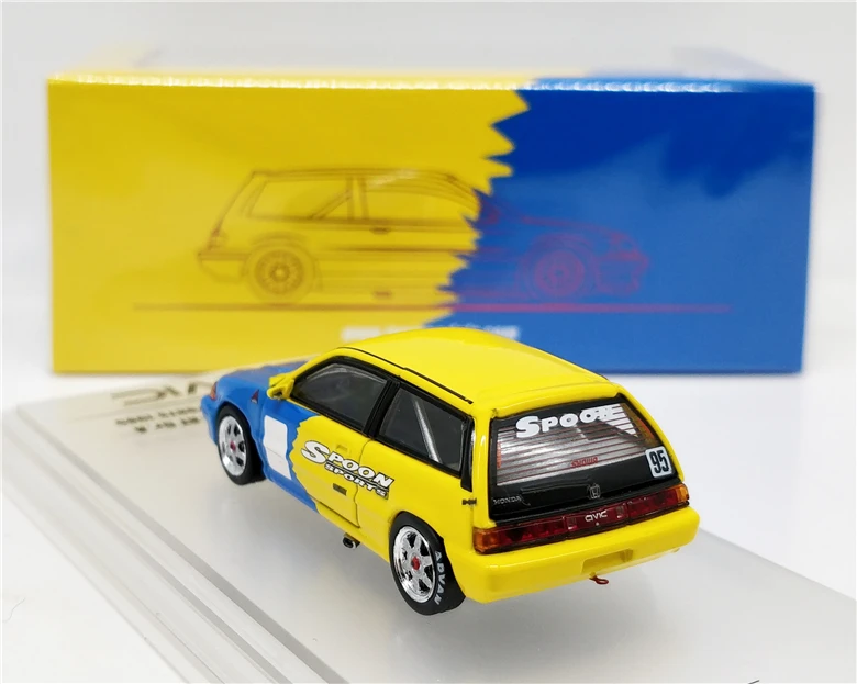 1: 64 INNO64 Honda Civic Тип-R Fit Accord Mitsubishi EVO Toyota Corolla levin гонки литой модельный автомобиль