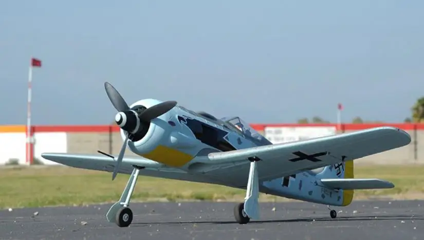 Dynam фокке Вульф FW-190 1270mm 5" размах крыльев радиупрвляемый Warbird PNP