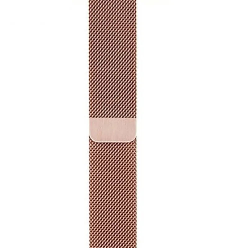 Champagne gold Миланская петля ремешок для Apple Watch band 5 4 3 2 1 сменный Браслет из нержавеющей стали 40 44 мм Аксессуары для iwatch 38 42 мм - Цвет ремешка: Champagne gold