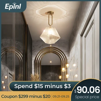 

Epinl Morden Chandelier Crystal Lights Dining Parlor Lamp Bedroom Restaurant Living Room Christmas Aisle Home Decor Pendant Ligh