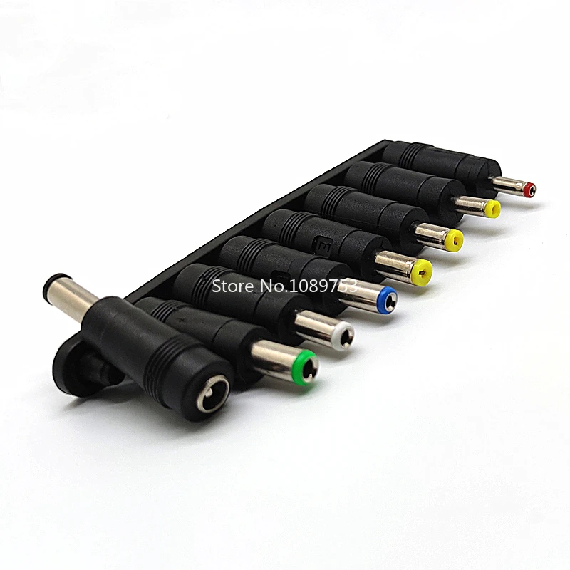노트북 AC DC 전원 충전기 공급 어댑터 팁 커넥터 잭, 태블릿 PC용 충전 플러그, 5.5x2.1mm, 8 + 1 개