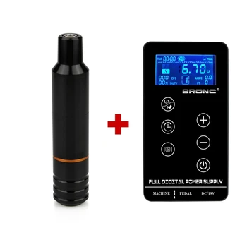 

Tattoo Rotary Machine Pen Strong Quiet Japan Motor With Bronc Tattoo Power Tattoo Set Supply Free Shipping