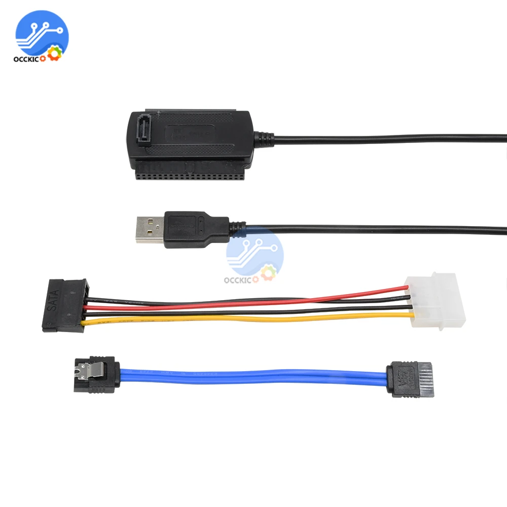 Переходник для жесткого диска SATA PATA IDE Drive-USB 2 0 адаптер 5 дюйма 3 Кабель-адаптер