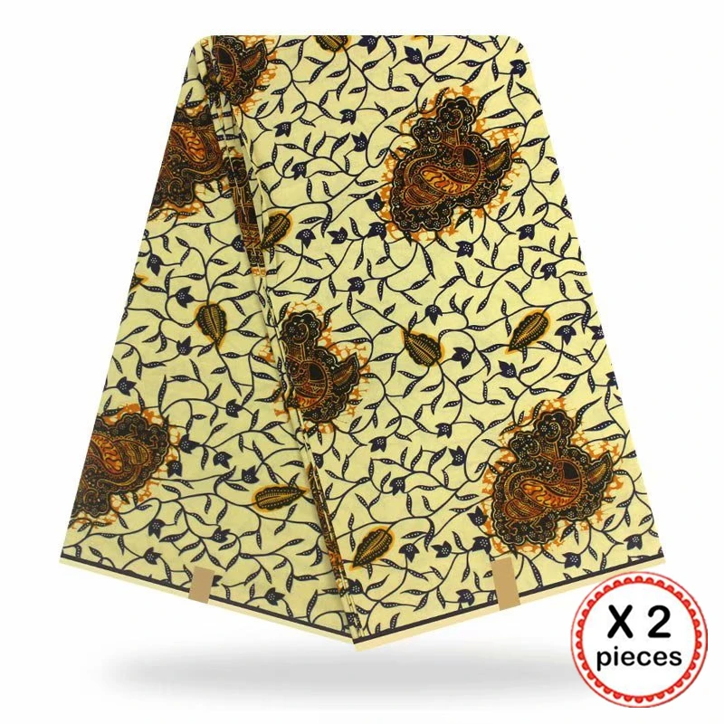 Африканская восковая ткань с принтом Хлопок Шитье Анкара африканская ткань 12 ярдов Нигерия Гана ткань для DIY свадебного платья 91620