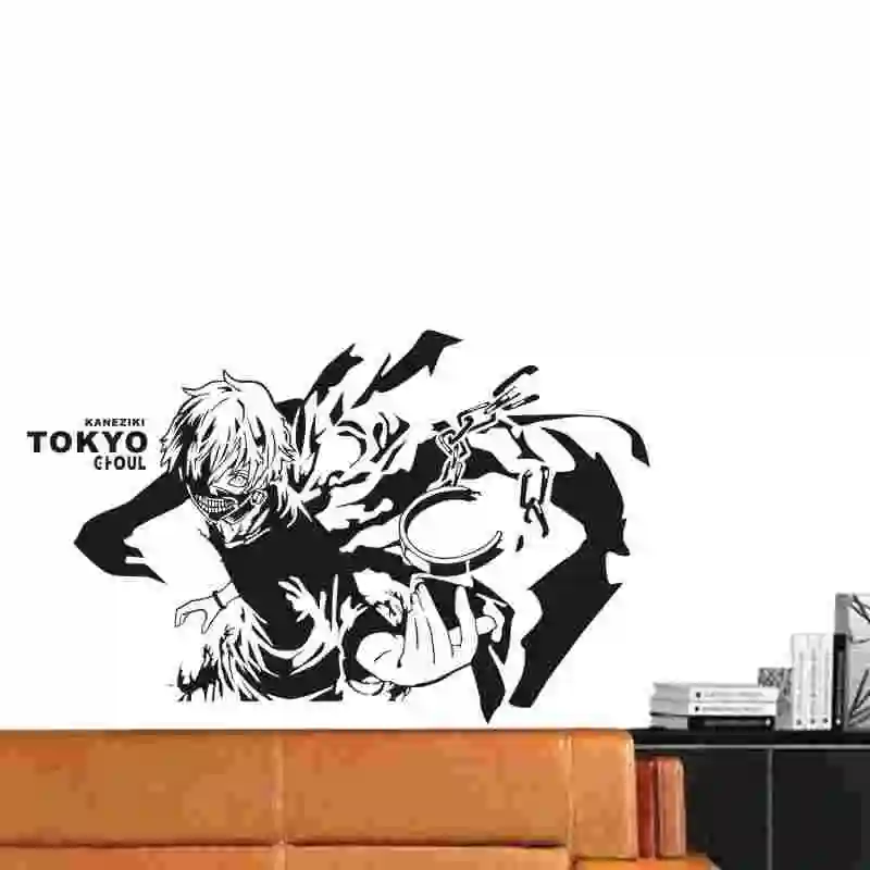 Tokyo Ghoul Наклейка на стену аниме наклейка машину виниловые наклейки декор домашнее