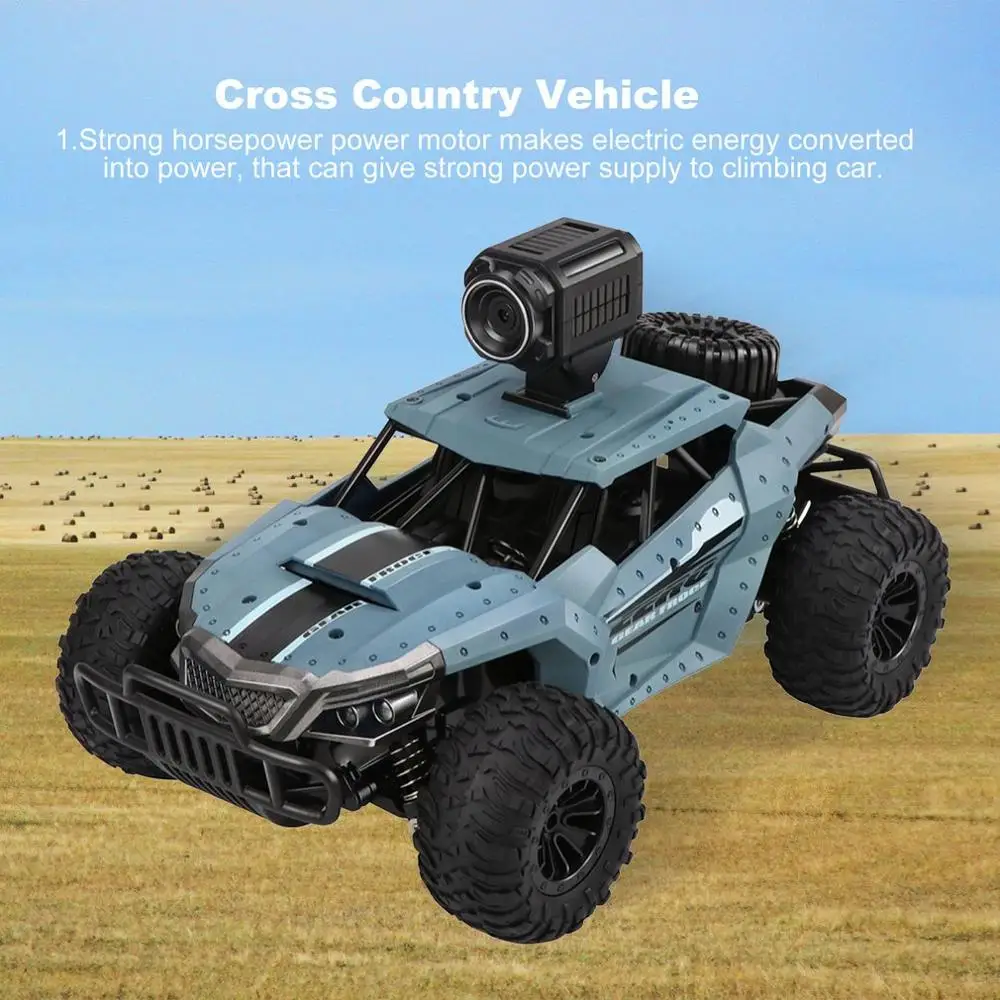Camera Off-Road Vehicle Toys for ChildrenDM-1803 Electric 4 Wheel Drive Buggy Rock 1/16 Crawler RC Car Wifi FPV 0.3MP Camera Off-Road Vehicle Toys for ChildrenDM-1803 Electric 4 Wheel Drive Buggy Rock 1/16 Crawler RC Car Wifi FPV 0.3MP