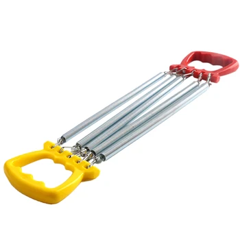 

5 Spring Workout Kids Gym Adjustable Fitness Detachable Muscle Training Sports Strength Chest Pull Expander Exercise Home