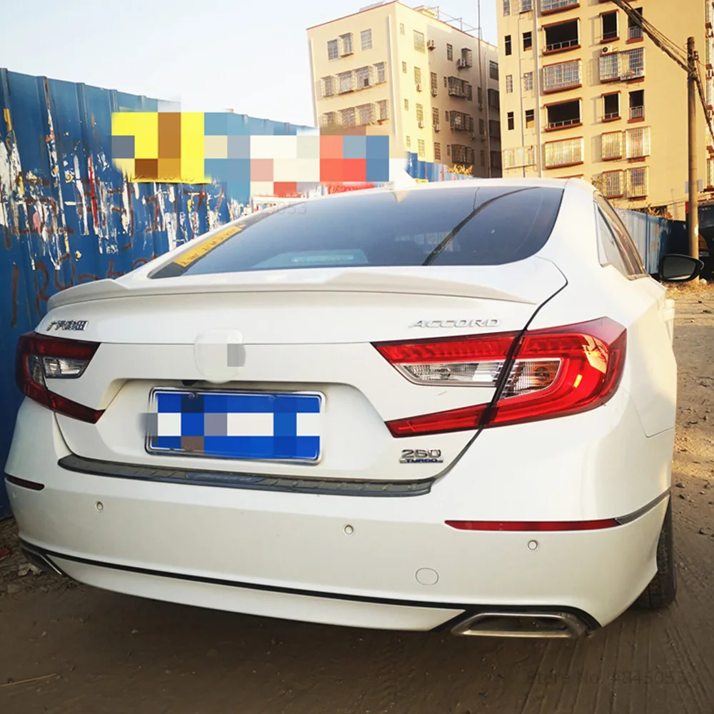 Автомобильные аксессуары, задний багажник, крыло, задний спойлер для Honda Accord ABS пластик, черный задний спойлер