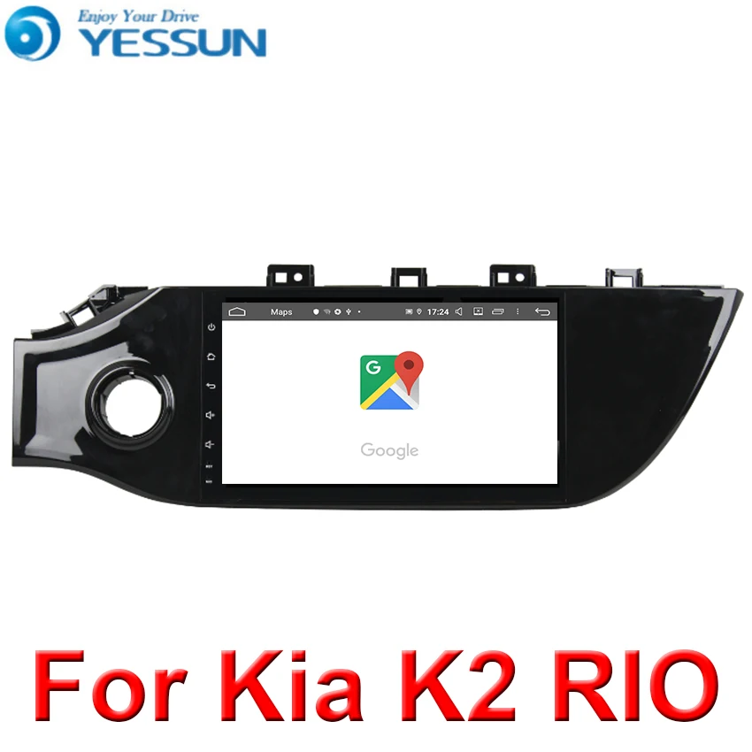 Автомобильный gps мультимедийный плеер головное устройство для Kia K2 RIO Android 9 Восьмиядерный автомобильный Радио Поддержка SWC wifi
