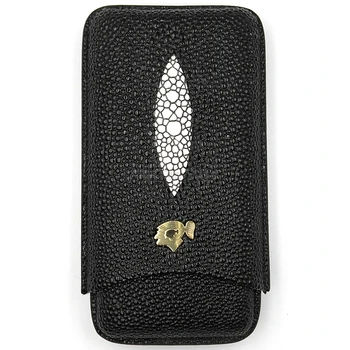 

COHIBA High Grade Travel Cigar Case 2/3 Cigars Tube Holder Mini Leather Outdoor Humidor with Gift Box New