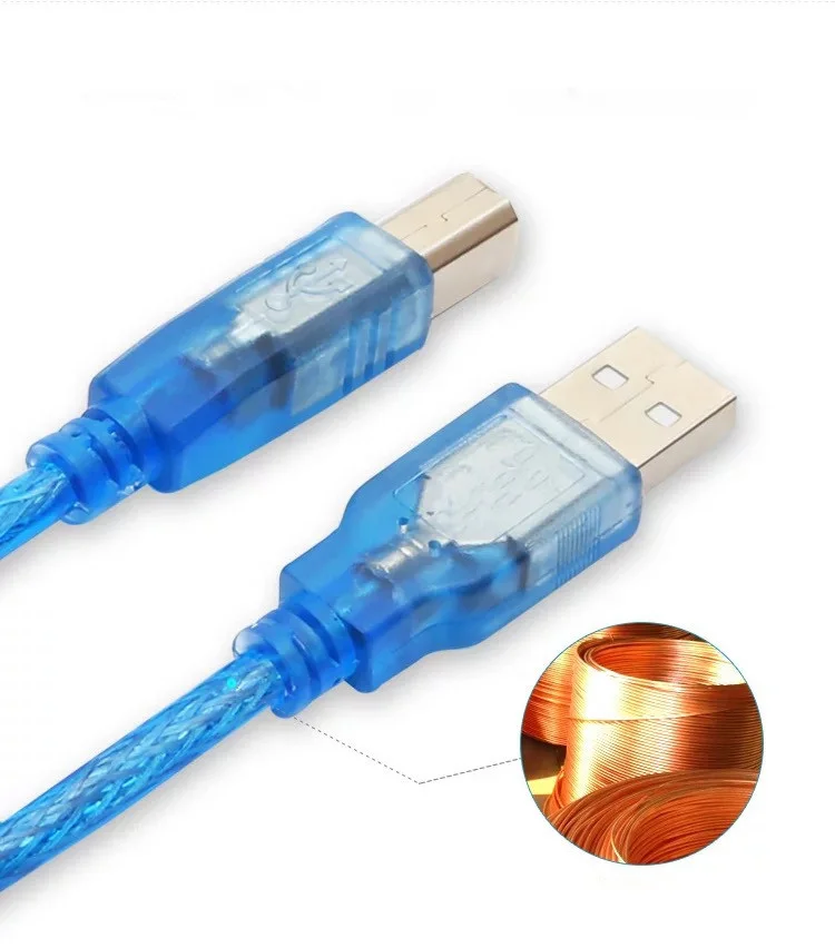 50pcs transparent blue 5FT 10FT 0.3M/1.5M/3M/5M