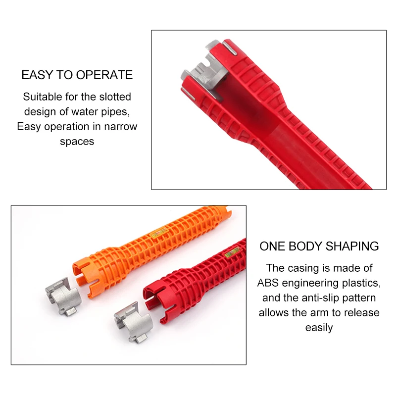 Bathroom wrench faucet installation tool multifunctional household plumbing kitchen faucet repair and removal tool EL405433