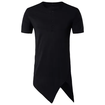 

6235-2017 new brand discount t-shirt summer fashion Korean cotton gradient washed V-neck short-sleeved T-shirt men's T-shirt