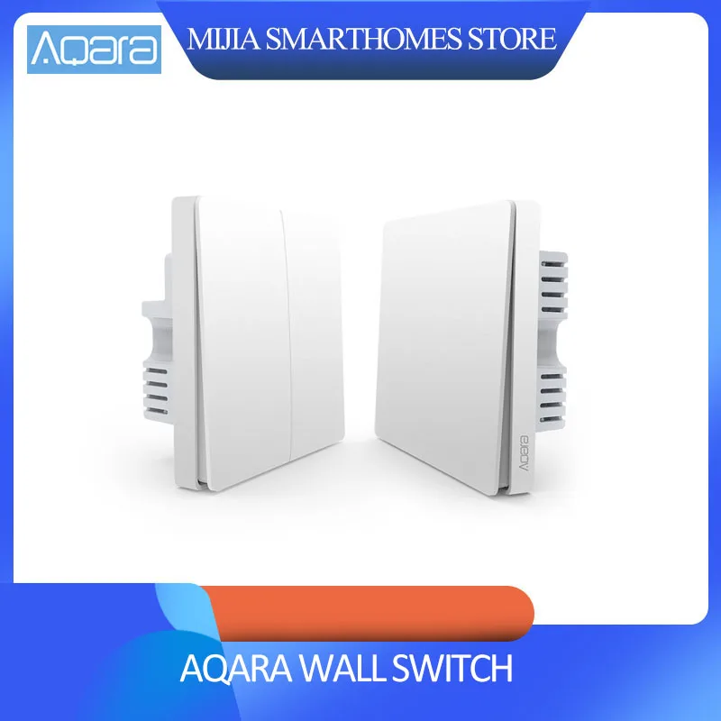 

Xiaomi Aqara Wall Switch Light Switch ZigBee Version Single Fire/ Zero Fire /Wireless Switch APP Control Remote Smart Home Kit