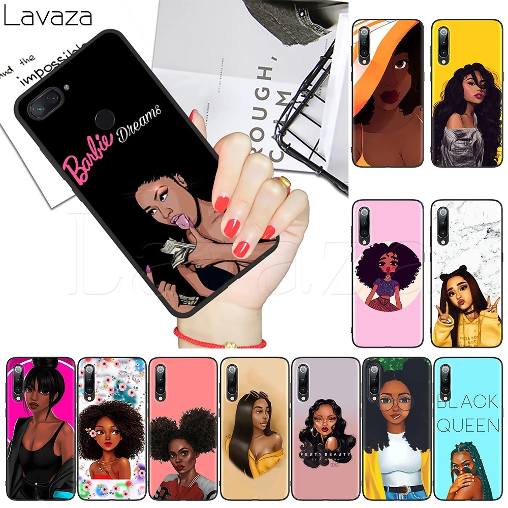Мягкий силиконовый чехол Lavaza Melanin Poppin Black Queen для Redmi Note 4A 4X 5 5A 6 6A 7 7A 8 8A 8T Pro Lite |