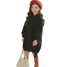 Платье-свитер для девочек г., детское зимнее теплое платье, плотное бархатное платье для малышей повседневная детская одежда из хлопка возраст от 4 до 14 лет
