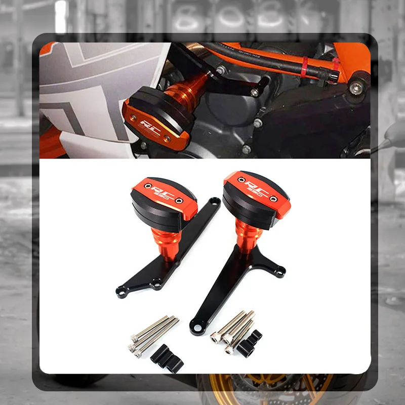 

For RC 390 RC390 2014-2022 2021 2020 2019 Motorcycle CNC Falling Protection Frame Slider Fairing Guard Anti Crash Pad Protector
