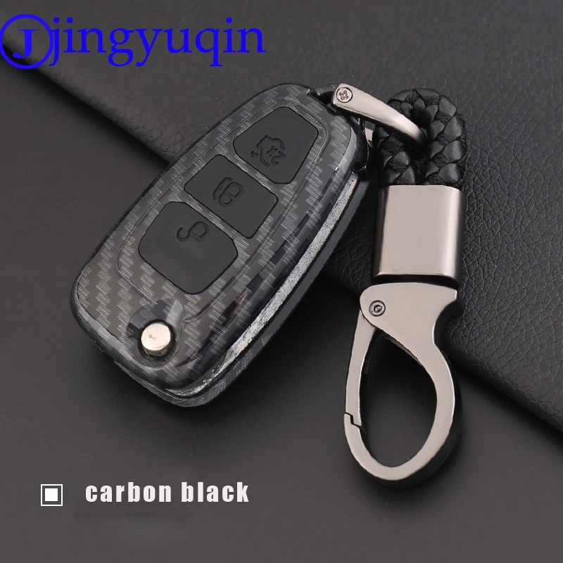 Jingyuqin 3B силикон из углеродного волокна ключ чехол Ranger C Max S-Max Focus Galaxy Mondeo Transit fiesta Escape Ecosport