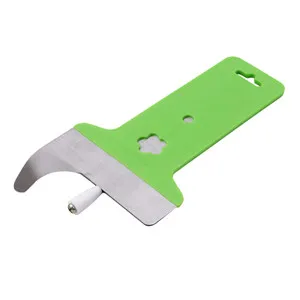 Нож для нарезки теста для муки, инструмент для резки, одноострая машина для резки лапши, 1 шт., зеленая лапша из нержавеющей стали - Цвет: Green