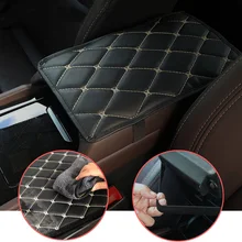 Esteiras de apoio de braço do carro universal interior automóveis braços caixa de armazenamento esteira à prova de poeira capa de almofada protetor automático almofadas à prova dwaterproof água