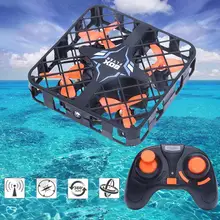 Mini drone com câmera hd 2.4g 6 axises giroscópio 3d flip rc helicóptero modo headless quadcopter com luz led um-clique retorno dron