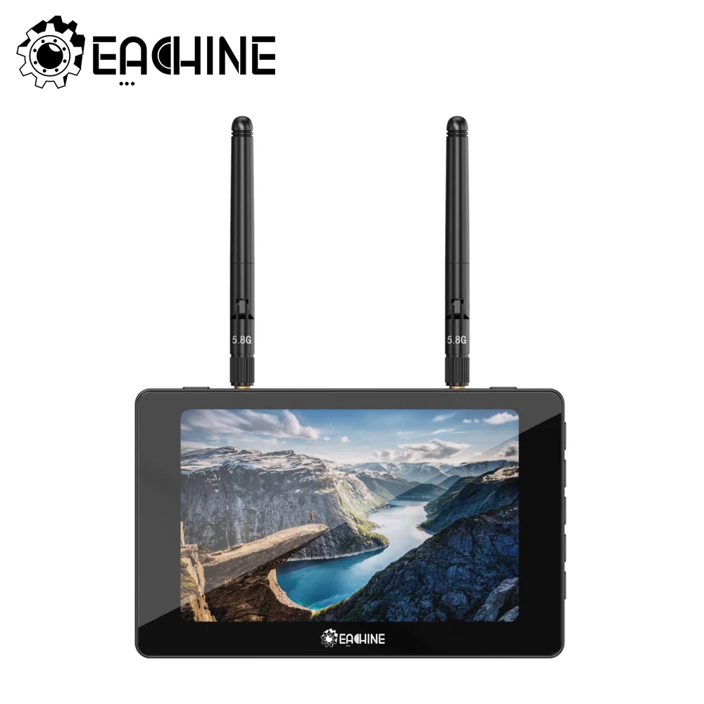 Hot Products! Eachine Moneagle 5 Inch IPS 800x480 5.8GHz 40CH Diversity Receiver 1000Lux FPV Monitor HD Display For RC Drone Radio Controller