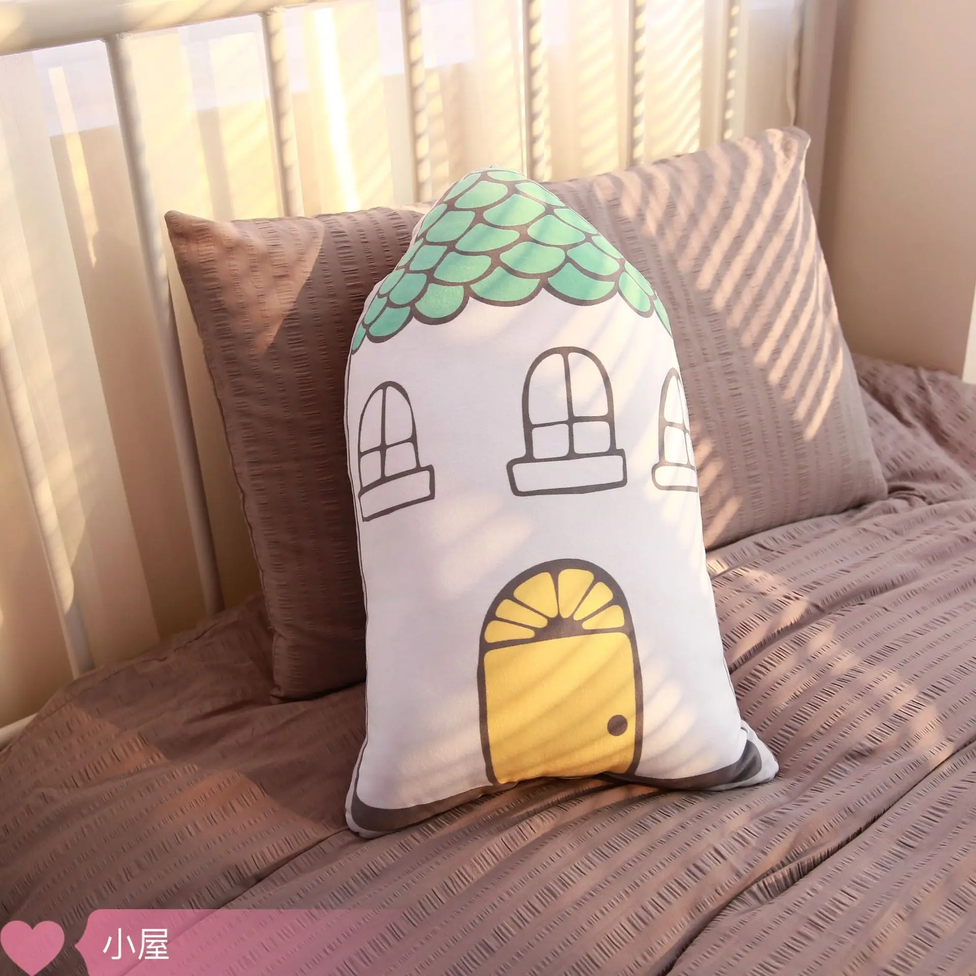 Нордический стиль Kawaii мультфильм животные плюшевые игрушки лиса кролик подушка с медведем детский успокаивающий сон подушка детская комната украшение игрушка фото реквизит - Цвет: AS PICTURE
