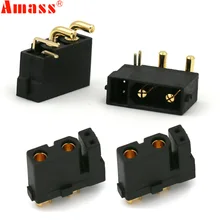 

5 / 10 / 20 Pairs Amass XT30(2+2) XT30PW(2+2) Male Female Gold Plated Plug with Signal Pin for RC Drone Aircraft Car Boat