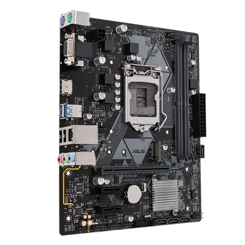

ASUS Prime H310M-E R2.0 H310 Socket LGA 1151 DDR4 DIMM Micro ATX Mainboard