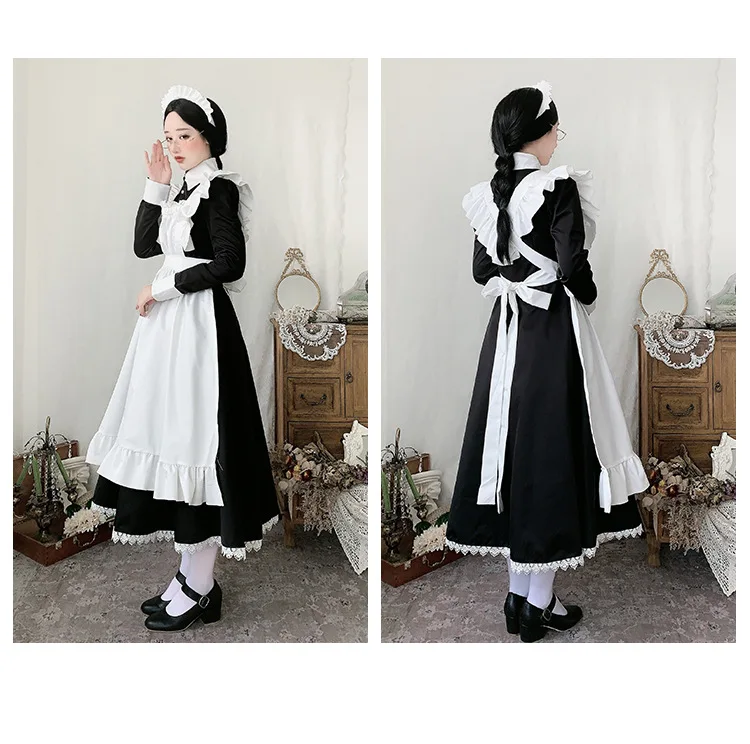 Cosplay&ware Women Maid Outfit Anime Long Dress French Court Lolita Dresses Cosplay Costume -Zentai shop online Hfc92583c2be54e69b368fc363d53c5b5u.jpg