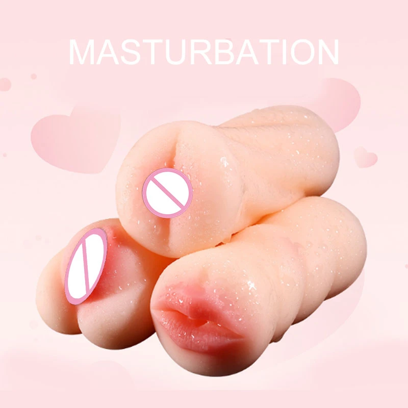 Sex Real Vagina Pussy Man Masturbator Mouth Oral Realistic Vagina Pussy Licking Anal Ass Masturbation Cup Adult Sex Toys for MenMasturbation Cup 