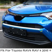 

Lapetus ABS Accessories Exterior Refit Kit Front Bumper Protection Panel Cover Trim 1 Pcs Fit For Toyota RAV4 RAV 4 2016 - 2018