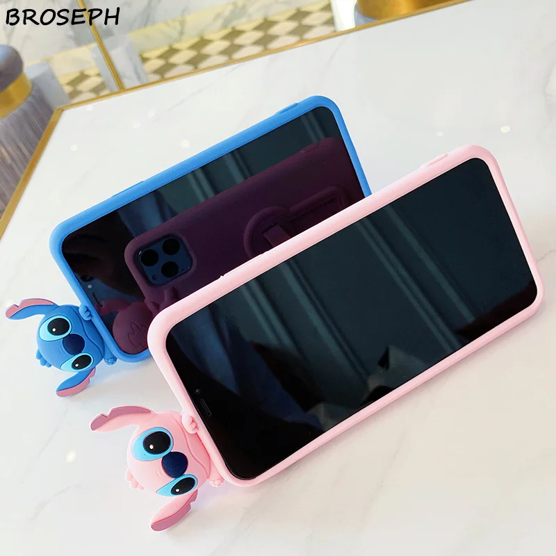 Мягкий чехол для iPhone 11 Pro Max X XR XS с поворотным кронштейном 7 8 6 S Plus |