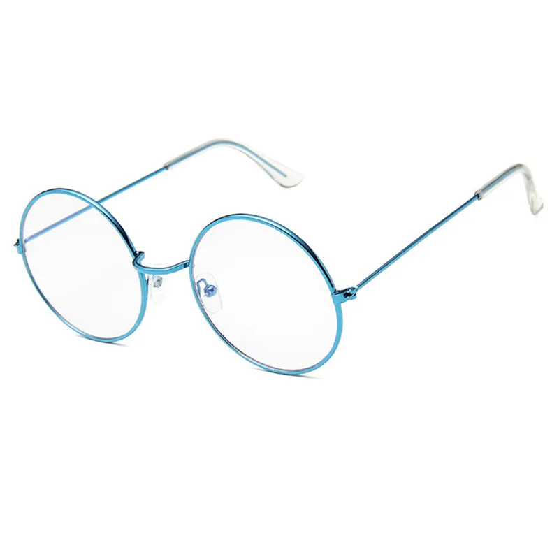 Classic Round Men Eyeglasses Women Eyewear Metal Frame Retro Sun Glasses Female Hip Hop Shades Oculos De Sol Male | Аксессуары для