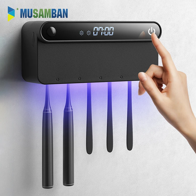 УФ-держатель для зубных щеток MUSAMBAN автоматический Стерилизатор диспенсер зубной