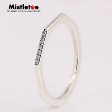 Mistletoe 925 пробы Серебряное многогранное кольцо европейские ювелирные изделия