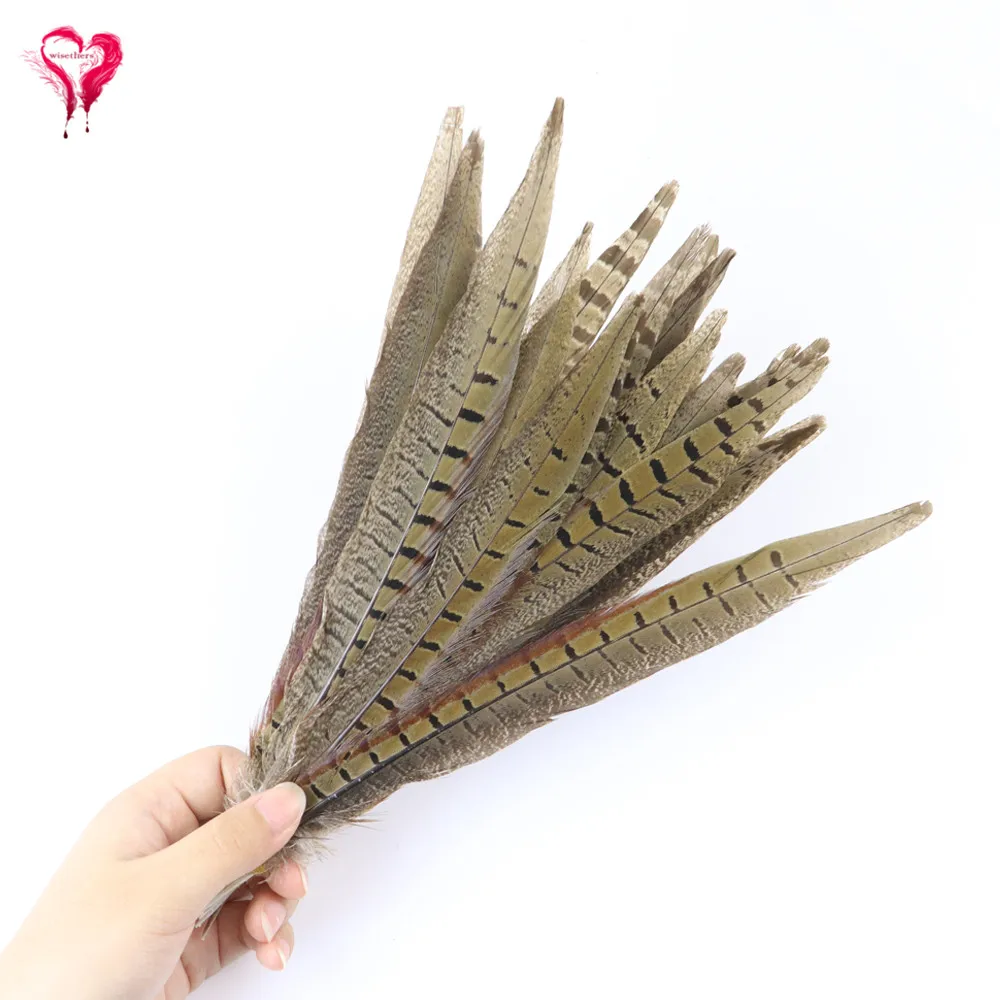 

10Pcs/Lot Natural Pheasant Feather Tails Length 25-30CM Rooster Tail For DIY Craft Wedding Jewelry Msak Decoration Accessories