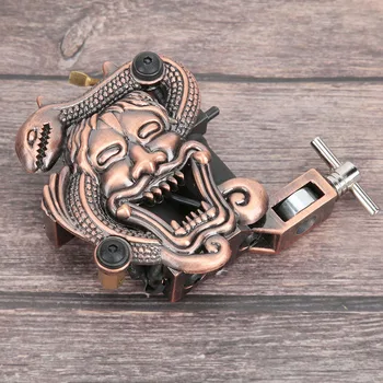

Permanent Makeup Microblading Snake Embosses Powerful Coil Tattoo Machine Liner Shader Tattoo Machine Bronze