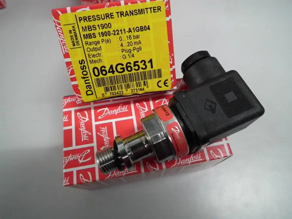 Danfoss Danfoss MBS1900 0-1.6 Mpa Pressure Transmitter Sensor Danfoss 064 4631