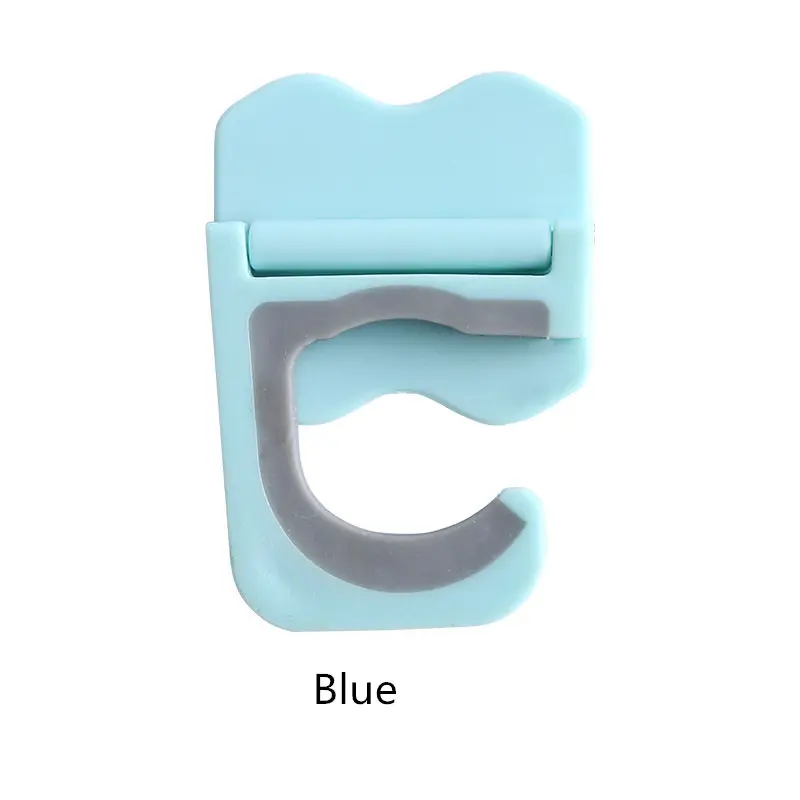 blue 1 шт. крючок для швабры держатель для метлы настенный держатель для швабры бытовые многофункциональные стеллажи для хранения Органайзер для кухни и ванной комнаты - Цвет: blue