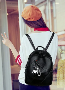 

2020 Women's Mom Backpack Soft Leather Spell Backpack Women's Backpack mini backpack leather backpack