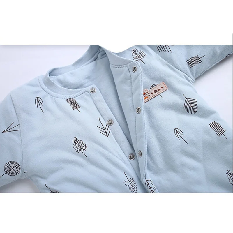 Комбинезон для младенцев мальчиков девочек новорожденных толстые детские комбинезоны для младенцев Одежда с длинными рукавами комбинезоны для новорожденных детские пижамы