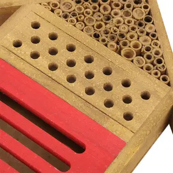 

Insect House Honeycomb Insect House Hostel Outdoor Insect Hostel Solid Wood Inse Bee House Wood Bug Room Hotel Shelter Garden De