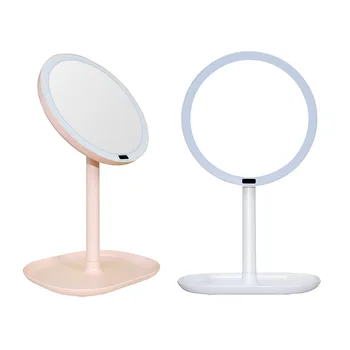 

Rechargeable Motion Sensor Light Mirror Led Makeup Mirror Rotation Infrared Induction Makeup Mirror Battery Operated or USB Cabl