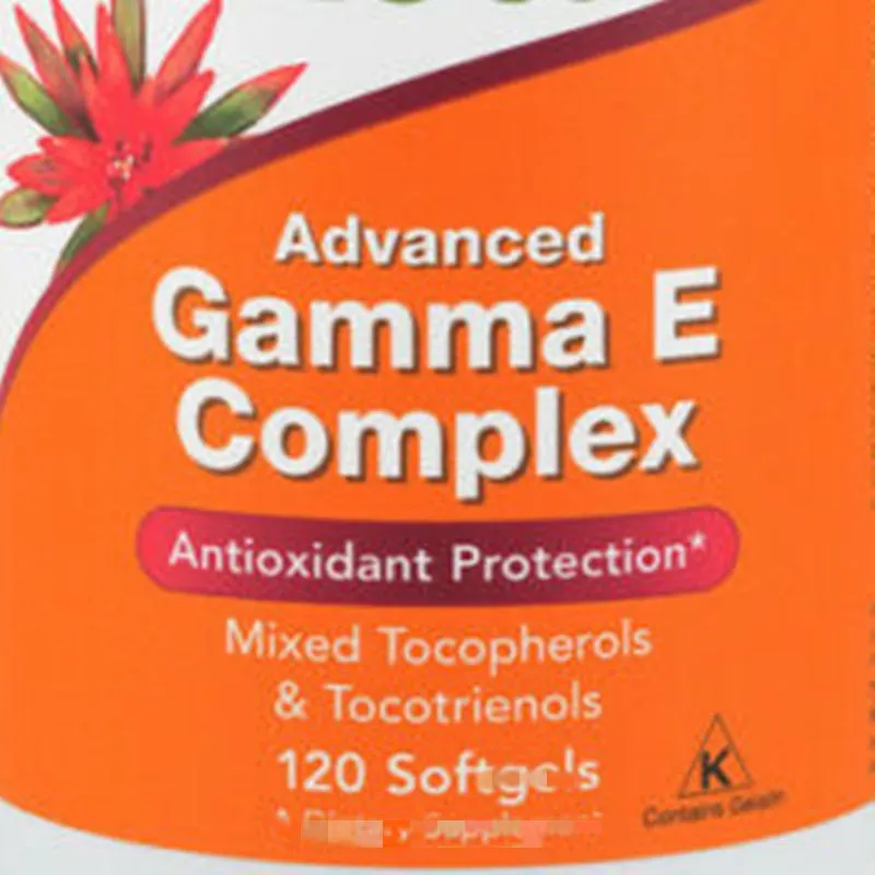 

Vitamin E, Gamma E Complex, 120 caps ule.