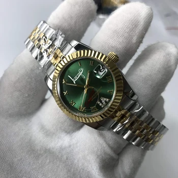 

18K gold&silver Watch 31mm AAA women Luxury Watch Date Automatic Mechanical just glide smooth second hand Watches