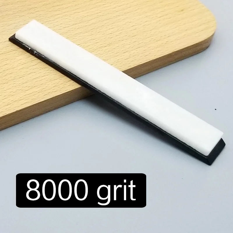 8000grit 80-3000-10000 крупной зернистости и тонкой полировки кожи для заточки ножей камни шлифовальный инструмент фиксированная система - Цвет: 8000grit